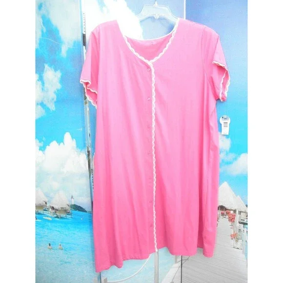 PINK K OR PINK KMART | Intimates & Sleepwear | New By Pink K Sleepwear Dress  House Coat Lounger Night Gown Plus Size 2x | Poshmark